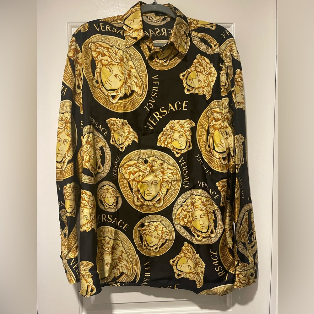 Versace Medusa silk shirt